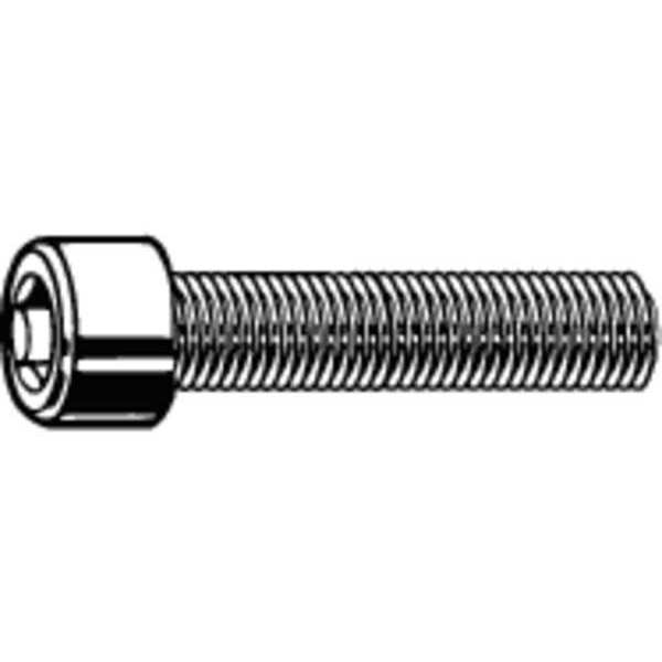 #10-32 Socket Head Cap Screw, Zinc Plated Steel, 1/2 in Length, 100 PK