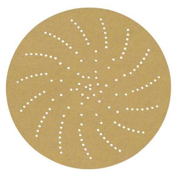 Sanding Disc, Gold, Paper Backing, PK50