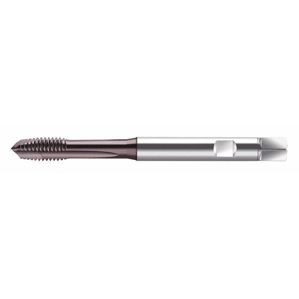 Spiral Point Tap, M2.5-0.45, Taper, Metric Coarse, 3 Flutes, Hard Lube