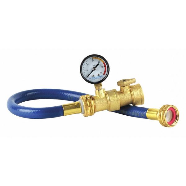 Water Fill Hose, Brass, 3/4