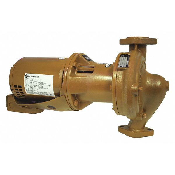 HVAC Circulating Pump, 1/2 hp, 115V/208V-230V, 1 Phase, Flange Connection