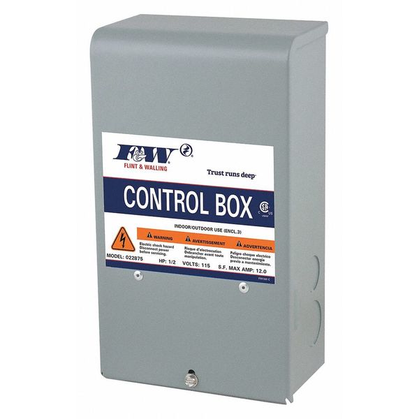 Motor/Pump Control Box, 1 Phase, 115V, 3.2A