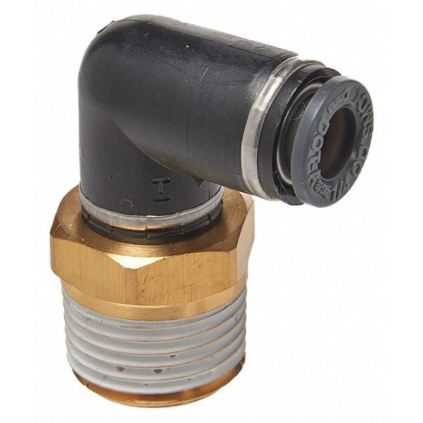 Male Elbow, Compression Type, Brass, PK2