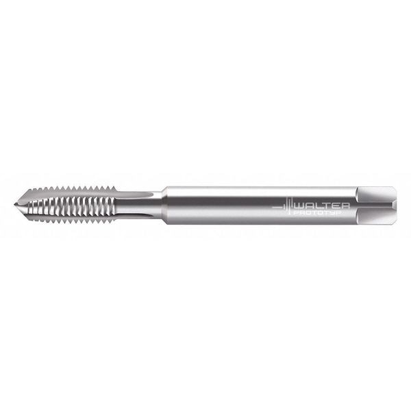 Spiral Point Tap, M10-1.5, Taper, Metric, 3 Flutes, Uncoated