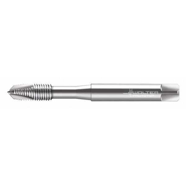 Spiral Point Tap, M5-0.8, Taper, Metric Coarse, 2 Flutes, Uncoated