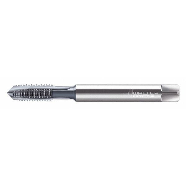 Spiral Point Tap, M1.8-0.35, Taper, Metric Coarse, 2 Flutes, Uncoated