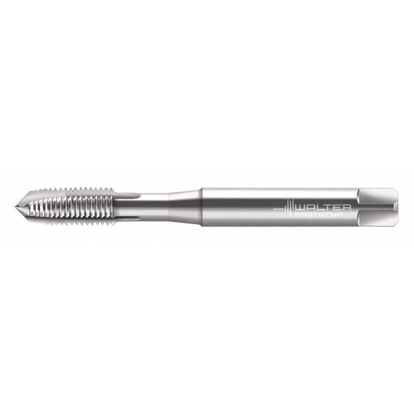 Spiral Point Tap, #8-32, Taper, UNC, 2 Flutes, Uncoated