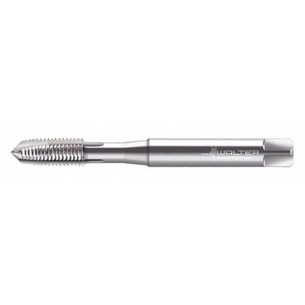 Spiral Point Tap, #4-40, Taper, UNC, 2 Flutes, Uncoated