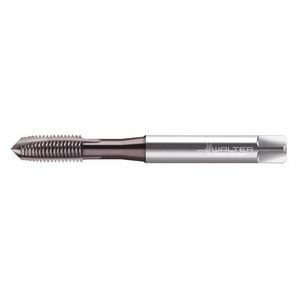 Spiral Point Tap, #2-56, Taper, UNC, 3 Flutes, Hard Lube