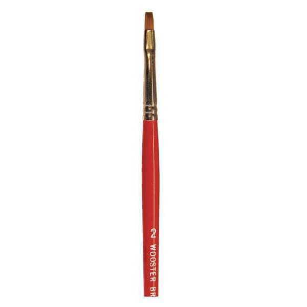 #2 Artist Paint Brush, Red Sable Bristle, 1