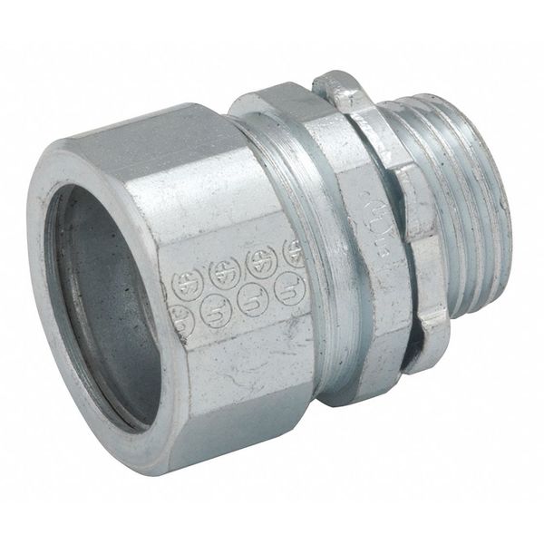 RGD/IMC COMPR CONNECTOR 1-1/4