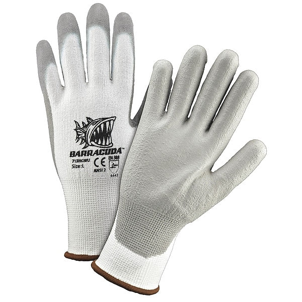 Cut Resistant Coated Gloves, A2 Cut Level, Polyurethane, XS, 12PK
