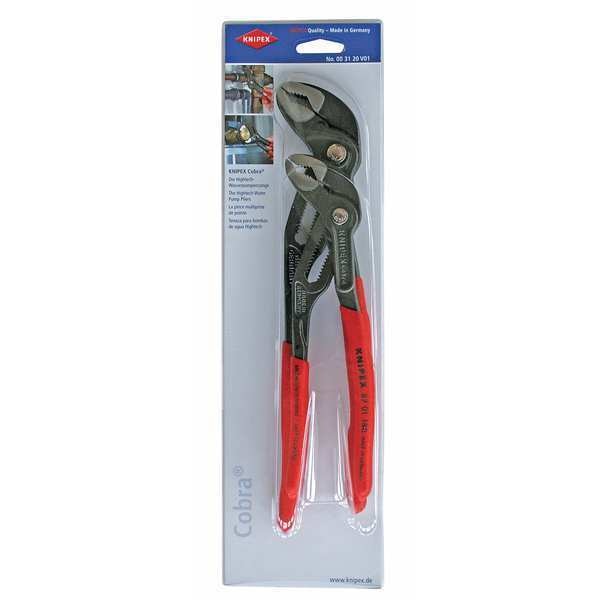Cobra Pliers Set, W/61 HRC Teeth, 2Pc
