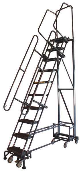 123 in H Steel All Direction Ladder, 9 Steps