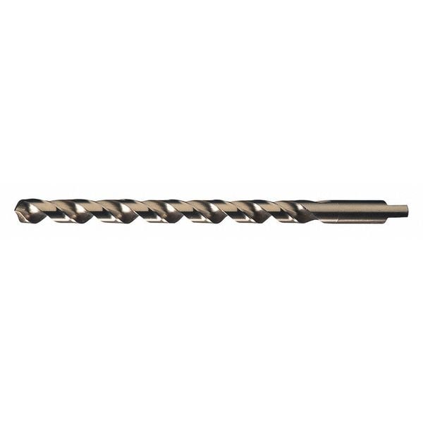 118° Cobalt Heavy-Duty Taper Length Drill Cleveland 2513 Straw HSS-CO 8% (M42) RHS/RHC 1/8