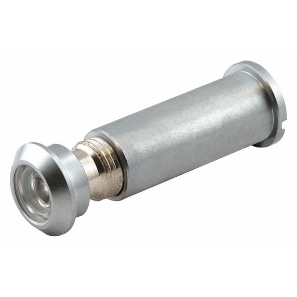 Door Viewer, Satin Chrome, Brass