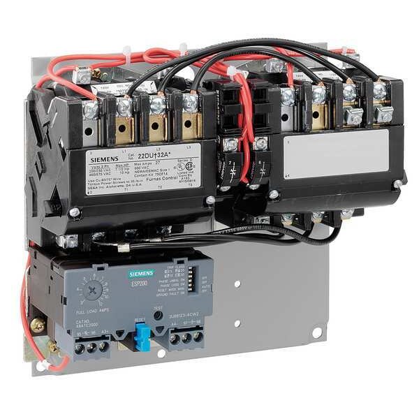 120VAC Reversing Magnetic Contactor 3P 18A NEMA 0