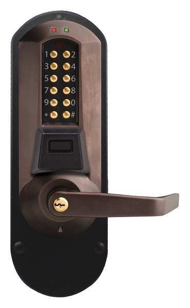 Electronic Locks, 5000, Antique Brass