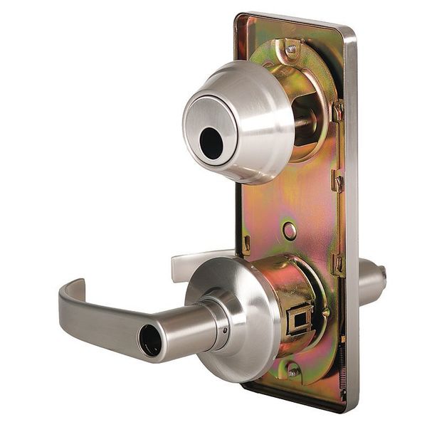 Lever Lockset, Mechanical, Entrance, Grd. 2