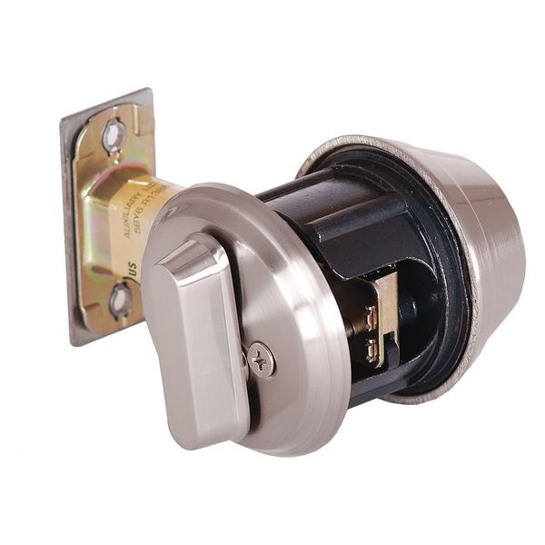 Deadbolt, QDB1, Satin Nickel, Heavy-Duty