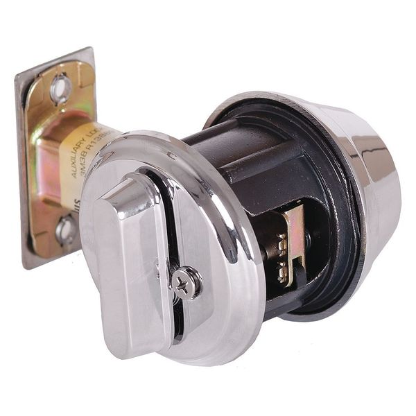 Deadbolt, QDB1, Bright Chrome, 6 Pin