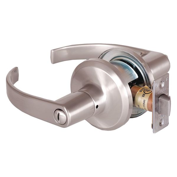 Lever Lockset, Mechanical, Privacy, Grade 2