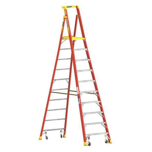 13 ft Fiberglass Podium Stepladder