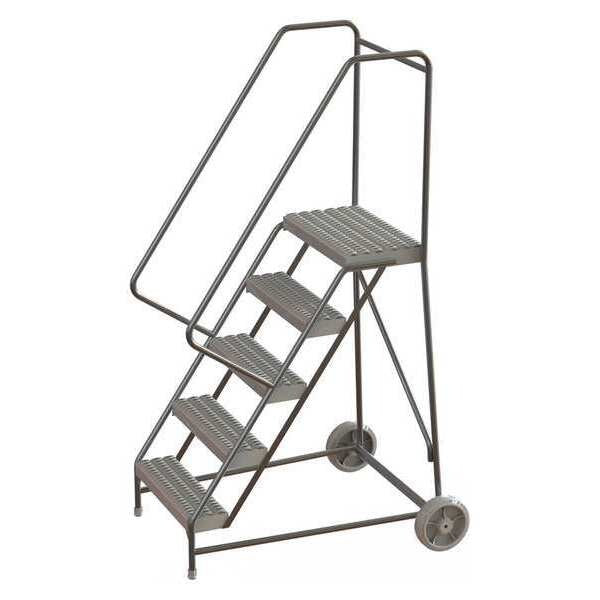 82 in H Aluminum Wheelbarrow Ladder, 5 Steps