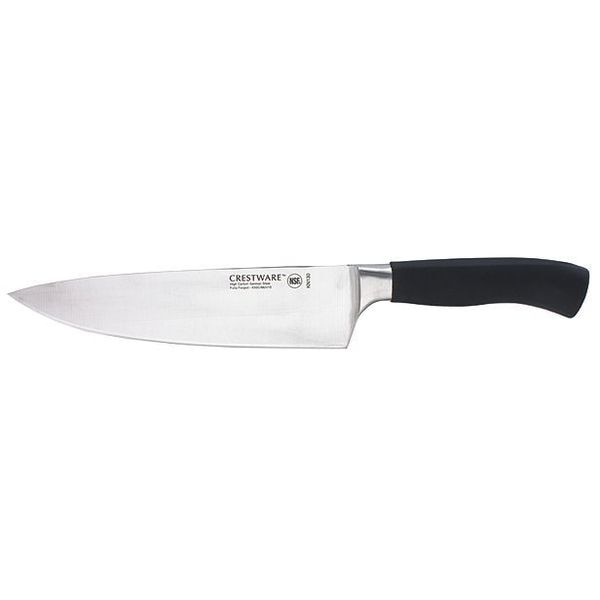 Chef Knife, Straight, 8 in. L, Black