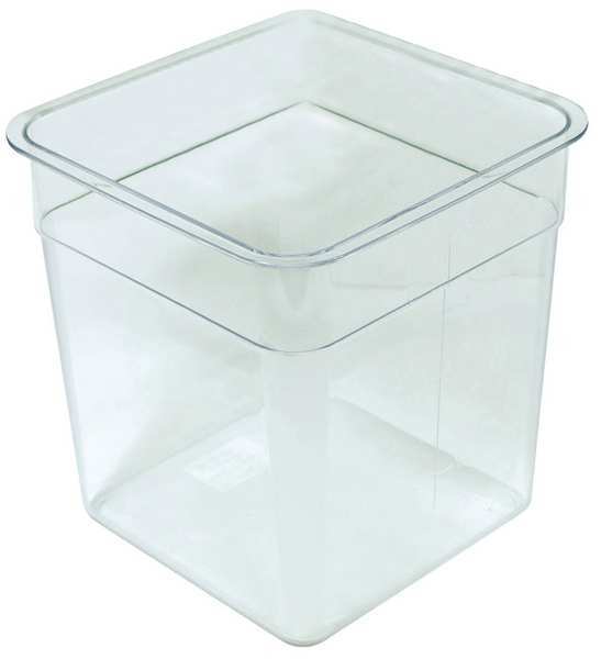 Round Storage Container, Clear, 1/2