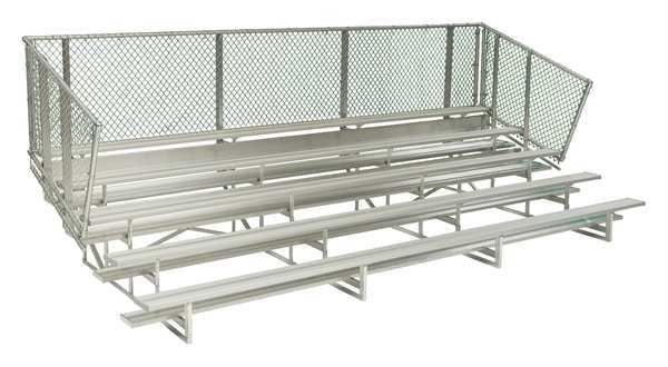 Bleacher, 5 Rows, 70 Seats, 21 ft. L