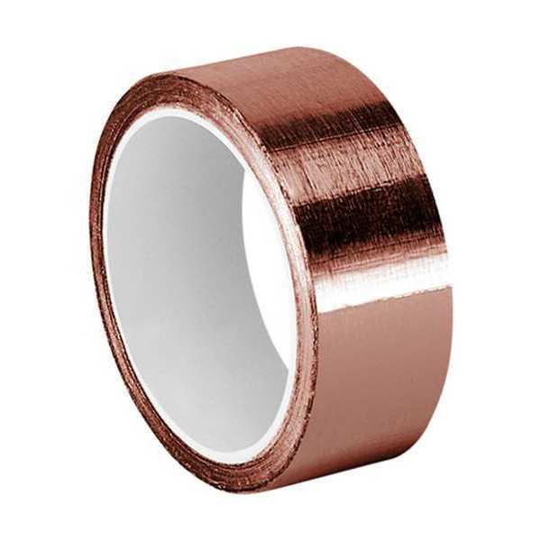 Shielding Foil Tape, 1 In. x 6 Yd., Copper