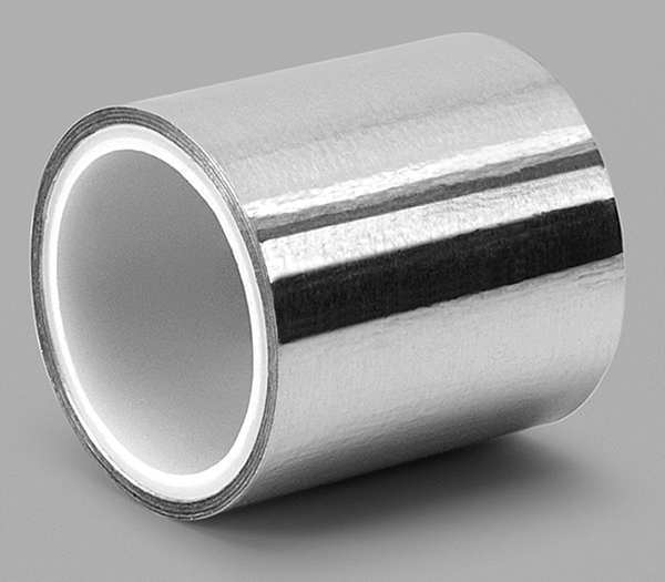 Foil Tape with Liner, 1In. x 5 Yd., Silver