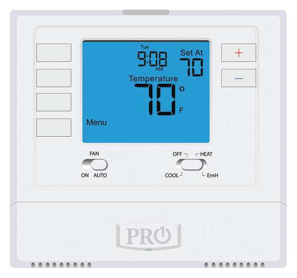 Heat Pump / Conventional, 5-1-1 Programs, 2 H 1 C, Wall Mount, Hardwired/Battery, 24VAC