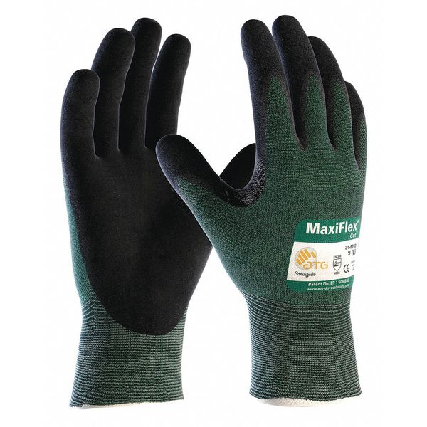Cut Resistant Coated Gloves, A2 Cut Level, Nitrile, XS, 12PK