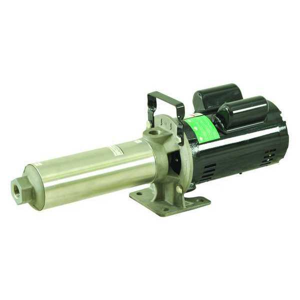 Multi-Stage Booster Pump, 1 1/2 hp, 120/240V AC, 1 Phase, 3/4 in NPT Inlet Size, 13 Stage