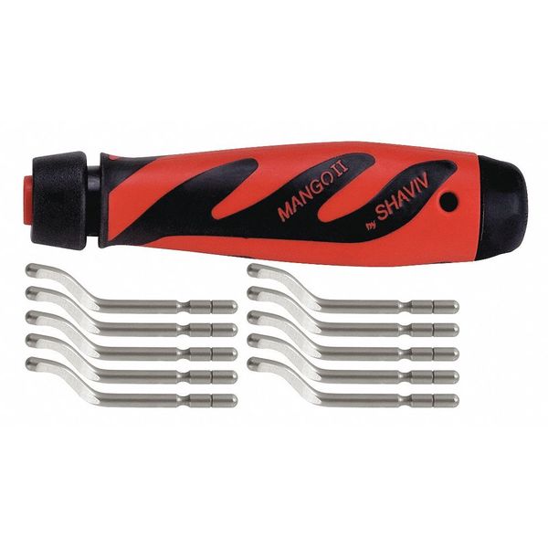 Deburring Tool Set, Heavy-Duty Blades