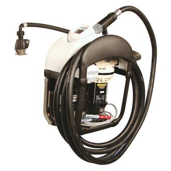 Electric Operated Drum Pump, 12VDC, 8 GPM, 1/10 HP, Polypropylene