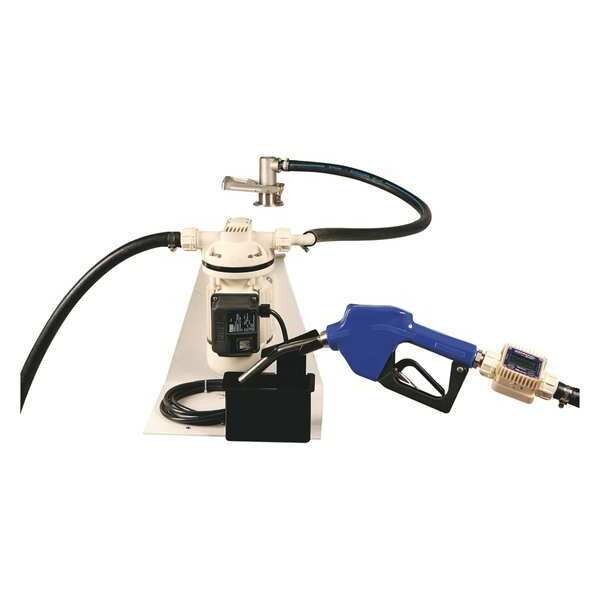 Electric Operated Drum Pump, 115VAC, 8 GPM, 1/10 HP, Polypropylene
