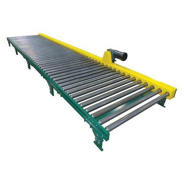 Roller Conveyor, 58 in. W, 1 Leg Per Unit