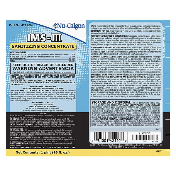 Ice Machine Sanitizer, 16 oz.