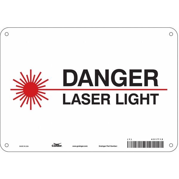 Safety Sign, 7 in Height, 10 in Width, Aluminum, Vertical Rectangle, English, 451T12