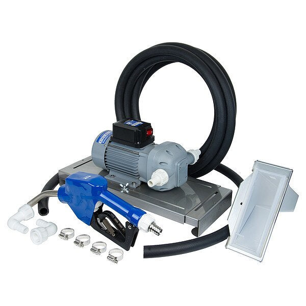 Electric Operated Drum Pump, 120VAC, 8 GPM, 1/4 HP, Stainless steel