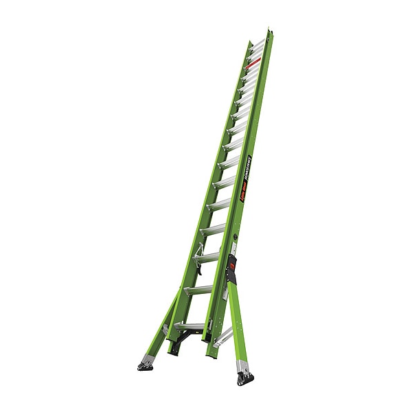 Fiberglass Extension Ladder, 375 lb Load Capacity