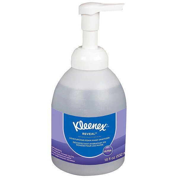 Reveal Ultra Moisturizing Foam Hand Sanitizer, 18 oz. Pump Bottle, NSF E-3 Rated (4 Bottles)
