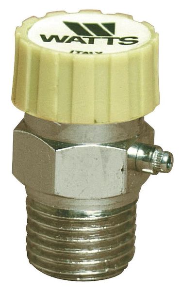 Automatic Vent For Hot Water, 1/8In, Brass