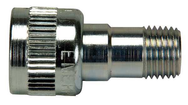 Hydraulic Quick Connect Hose Coupling, Steel Body, Sleeve Lock, 1/4