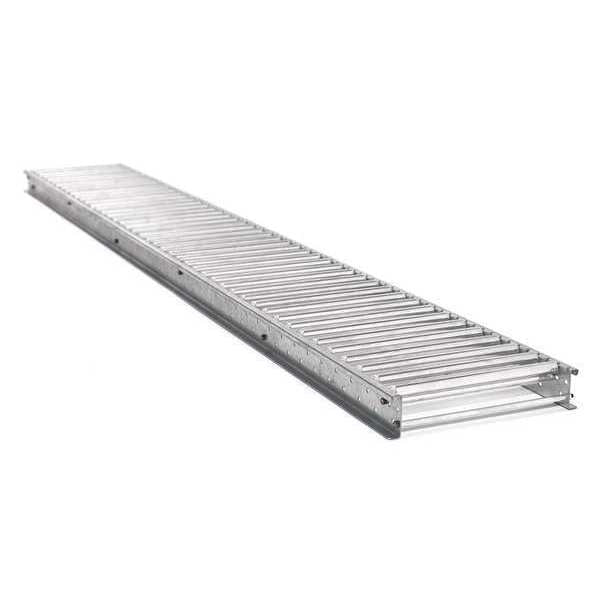 Flow Rack Conveyor, Roller Type, 5 ft 9 in L, 15 in W, 50 lb/ft Max Load Capacity