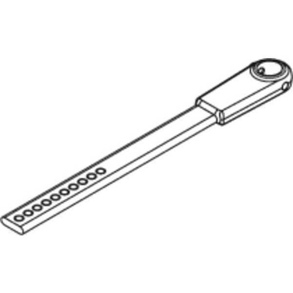Rod, Silver, Aluminum, 5-1/2 in. L