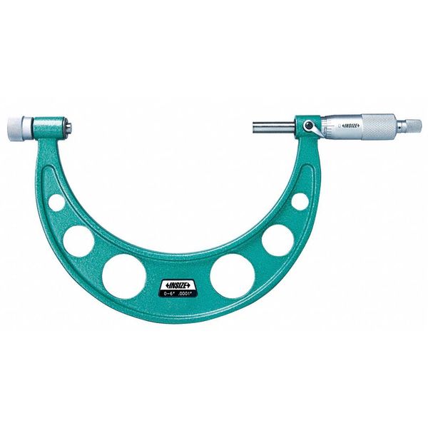 Electronic Outside Micrometer, Lock Nut, 2 to 6